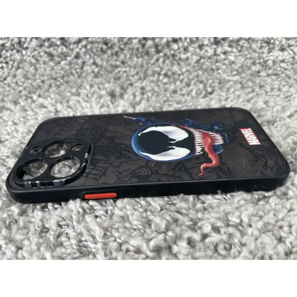 Cartoon Marvel Venom Spiderman Design Case Cover For iPhone 14 Pro Max